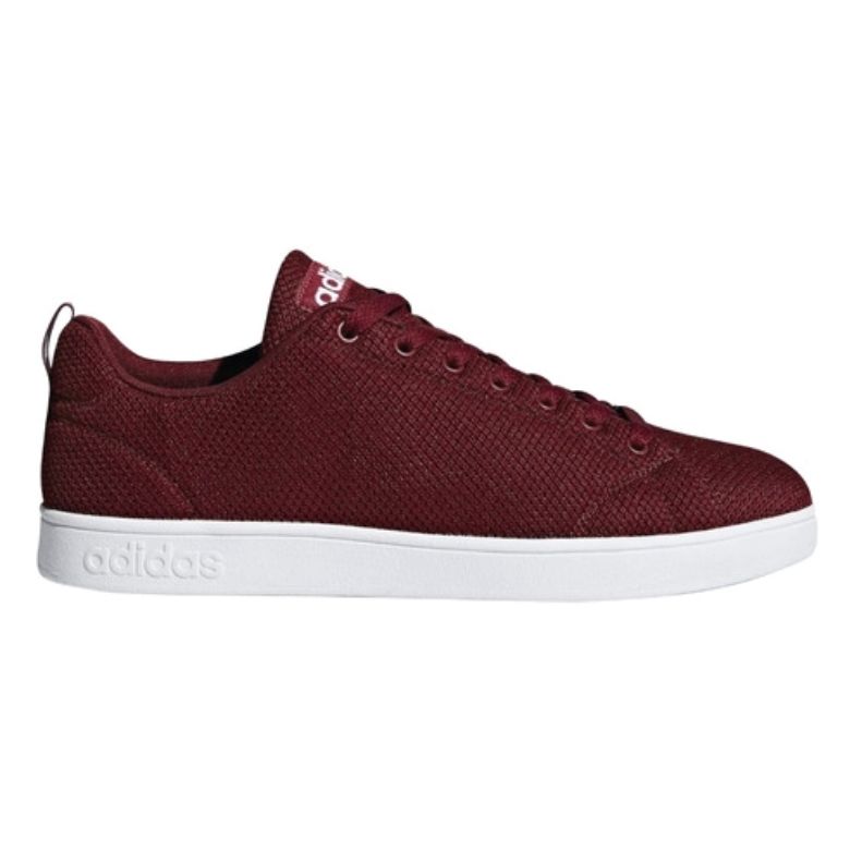 Tenis Adidas VS Advantage Clean Lona Rojo con Blanco DB0241 0