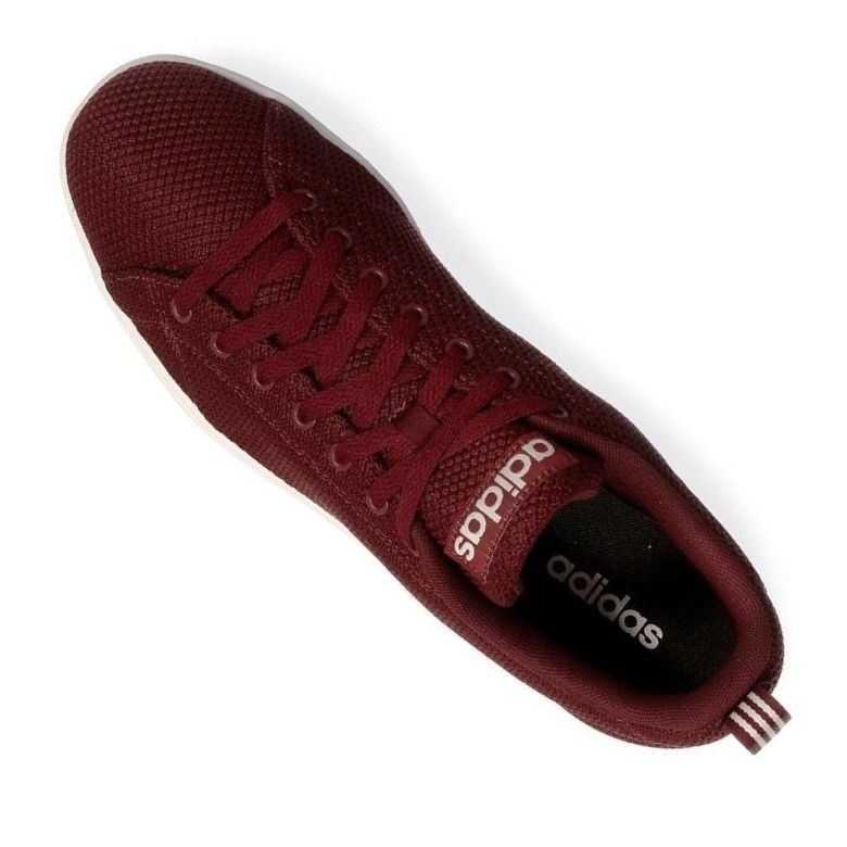 Tenis Adidas VS Advantage Clean Lona Rojo con Blanco DB0241 0