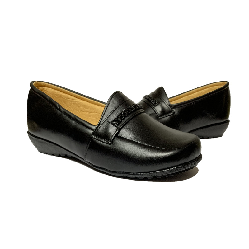 Zapato Para Señora Negros De Piel Casuales Suaves Comodos Ultra Comfort 100% Piel