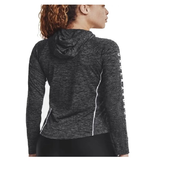 Sudadera Under Armour Velocity Hoodie Dama Negro/Gris