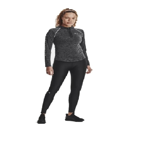 Sudadera Under Armour Velocity Hoodie Dama Negro/Gris