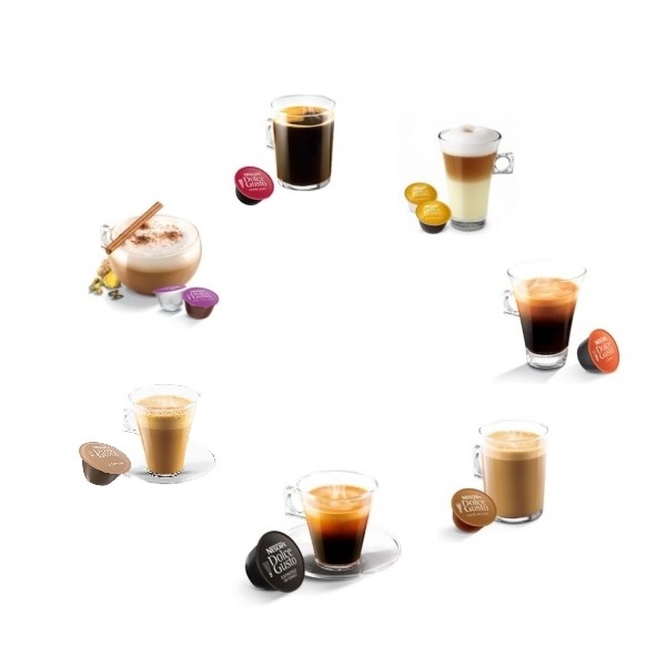Nescafé Dolce Gusto 7 Sabores Diferentes 48 Cápsulas