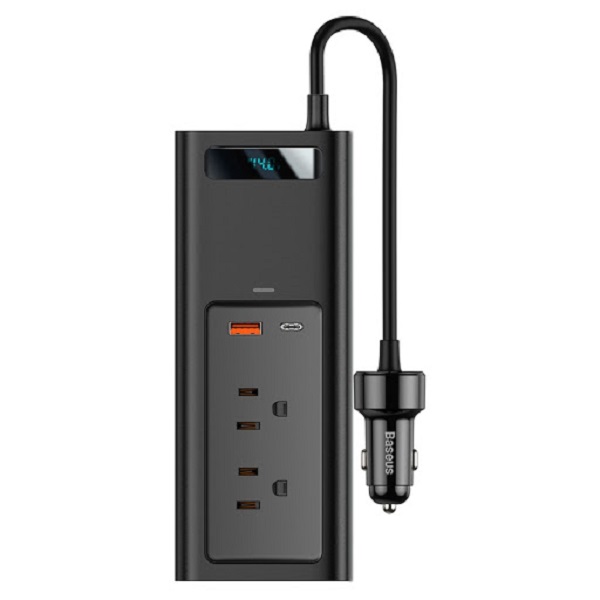 Adaptador de Corriente Para Auto A Multicontacto Baseus 150w