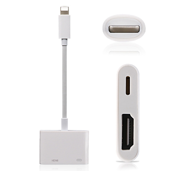 Cable Adaptador HDMI Lightning compatible con iPhone/iPad.