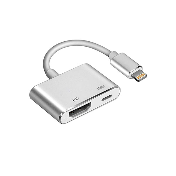 Cable Adaptador HDMI Lightning compatible con iPhone/iPad.