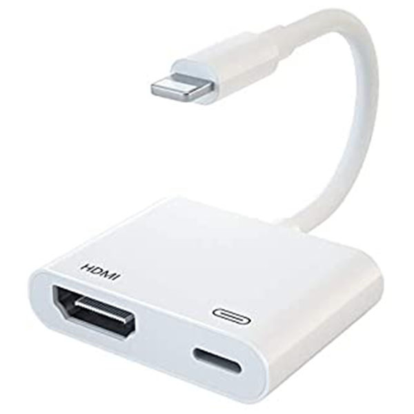 Cable Adaptador HDMI Lightning compatible con iPhone/iPad.
