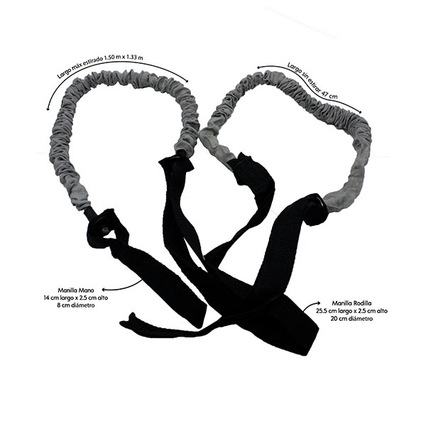 Banda Elástica de Resistencia Para Rueda Abdominales
