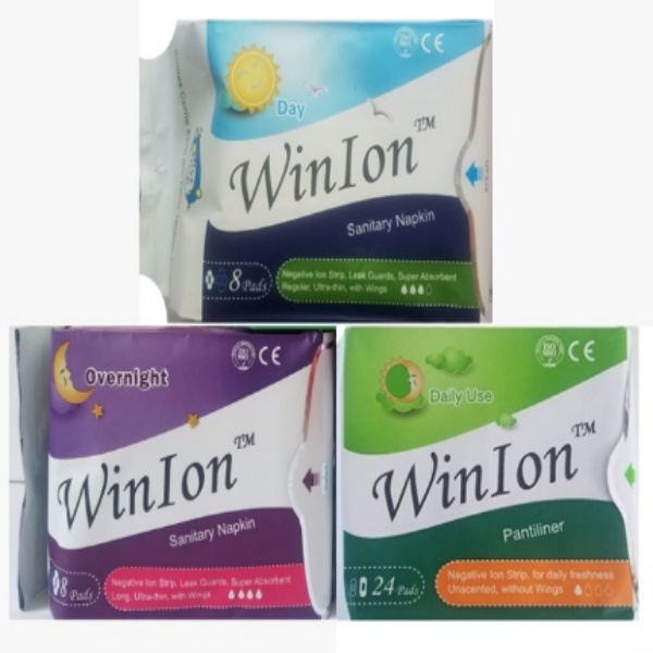 Toallas Femeninas Win Ion Winalite Combo