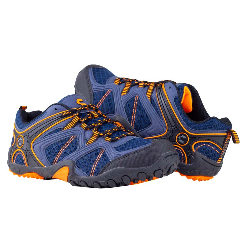 TENIS CLASICOS CHARLY DEPORTIVOS 1024111 MARINO NARANJA ORIGINAL PARA CORRER