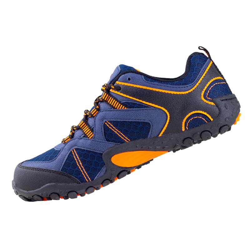 TENIS CLASICOS CHARLY DEPORTIVOS 1024111 MARINO NARANJA ORIGINAL PARA CORRER