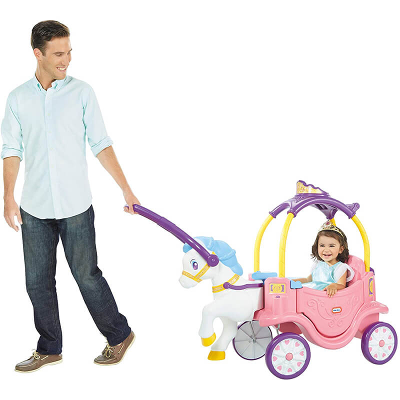 Carruaje de Princesas para Niñas Carrito Princess & Horse Carriage de Little Tikes