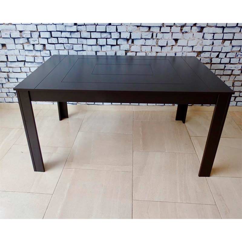 MESA RECTANGULAR MOBELO MANCHESTER COLOR CHOCOLATE-ENTREGA ÚNICAMENTE EN CDMX, QUERÉTARO, PACHUCA, TOLUCA Y SUS ÁREAS METROPOLITANAS