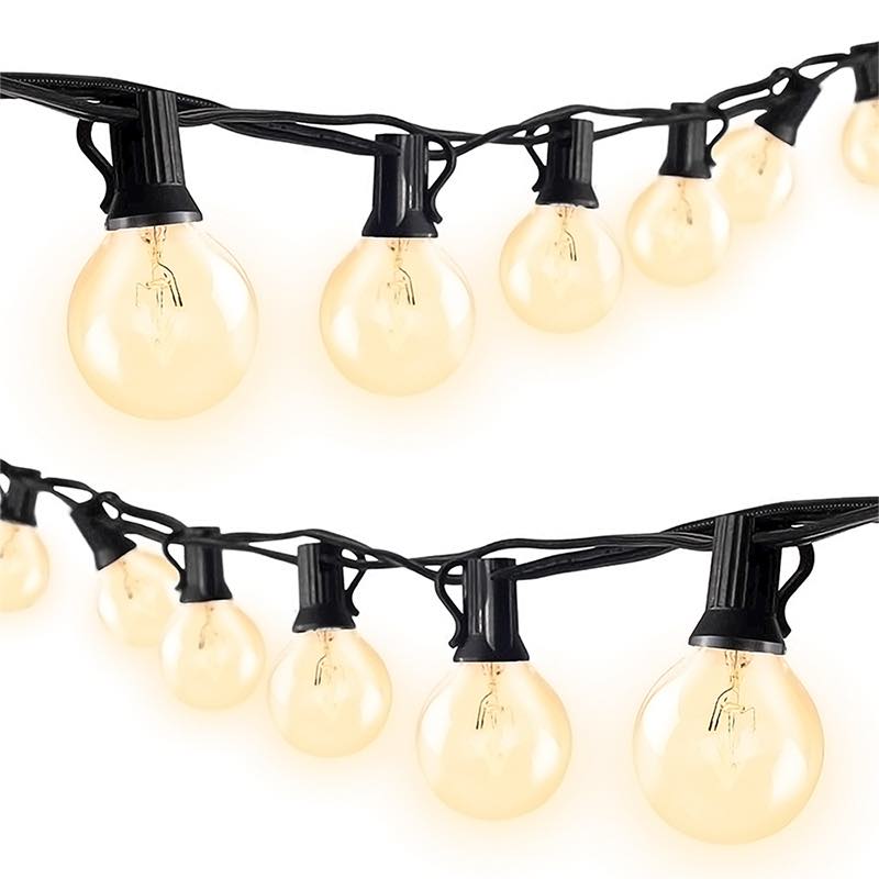 Serie de 25 Focos Colgantes Vintage para Exteriores Redlemon