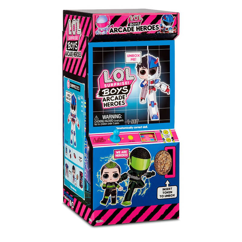 Muñecos L.O.L. Surprise Boys Superheroe Arcade 15 sorpresas