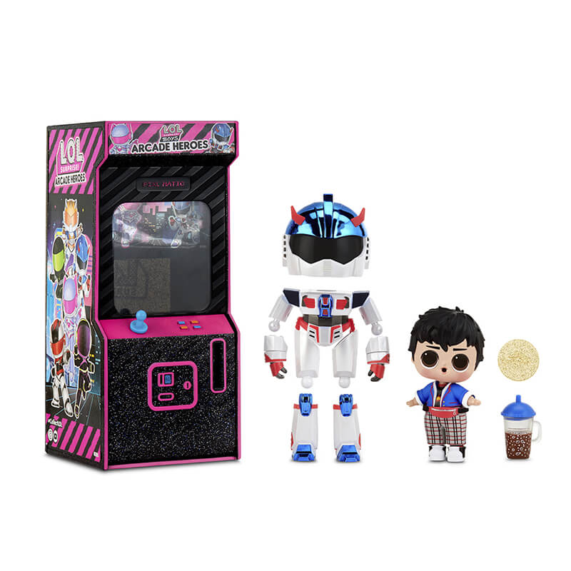 Muñecos L.O.L. Surprise Boys Superheroe Arcade 15 sorpresas