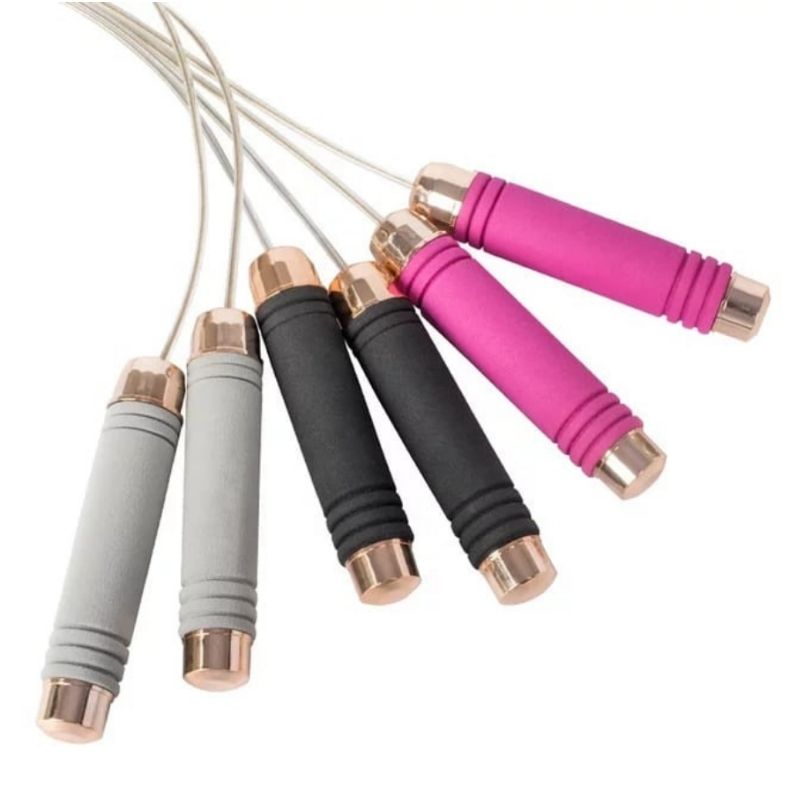 Cuerda Para Saltar Cable De Acero Cómodas Manijas Ajustable