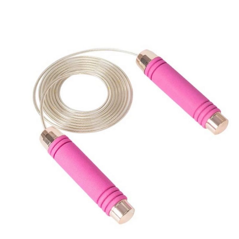 Cuerda Para Saltar Cable De Acero Cómodas Manijas Ajustable