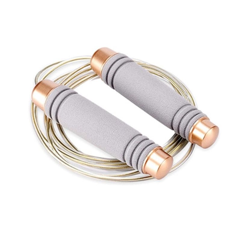 Cuerda Para Saltar Cable De Acero Cómodas Manijas Ajustable