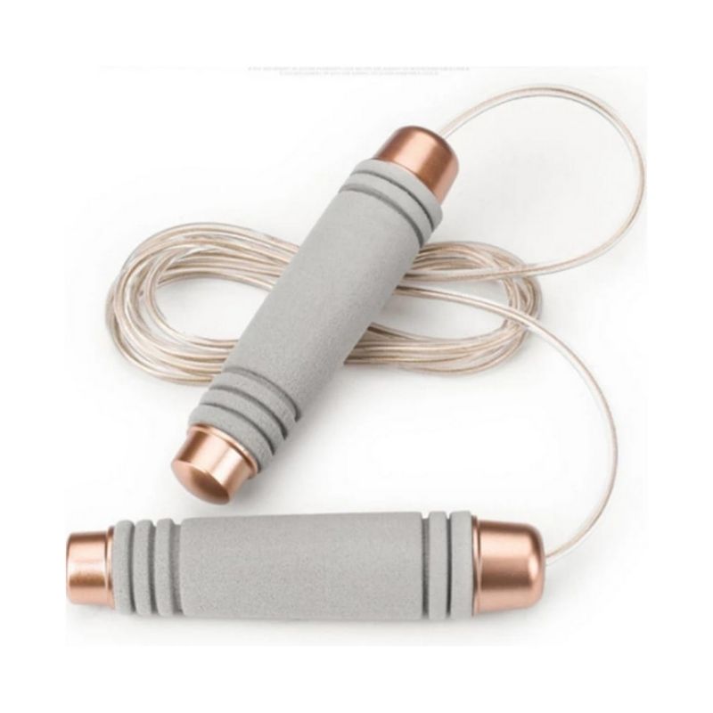 Cuerda Para Saltar Cable De Acero Cómodas Manijas Ajustable