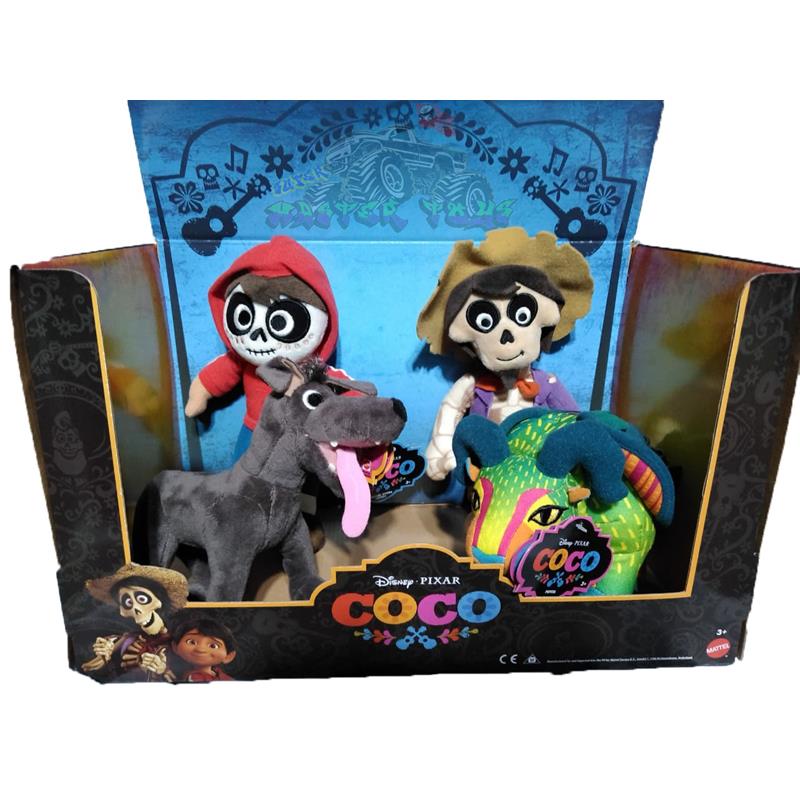 Peluche Coco Colección Completa Disney Pixar Original Pack 4