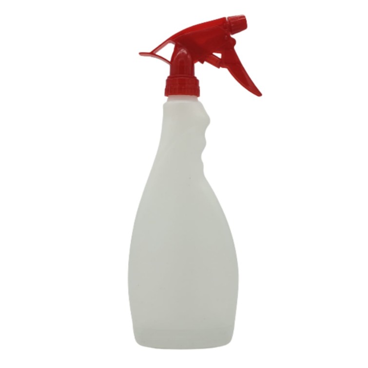 Pack 4 piezas de Atomizador Reforzado Rojo con botella Trigger Polietileno 500ml Industrial Pulverizador tipo Gatillo Ergonómico Niebla Fina