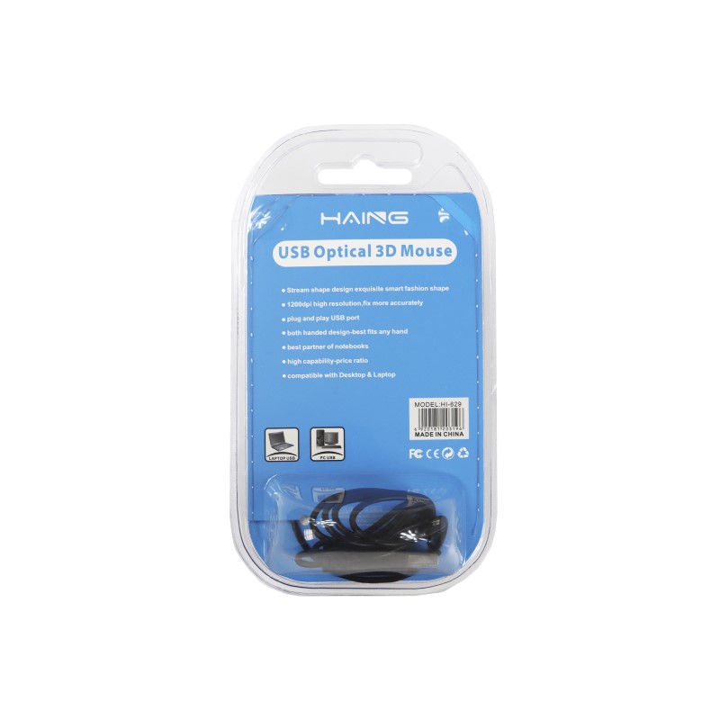 Mouse Usb Optico 1200 Dpi Laptop Pc Notebook Luz Economico