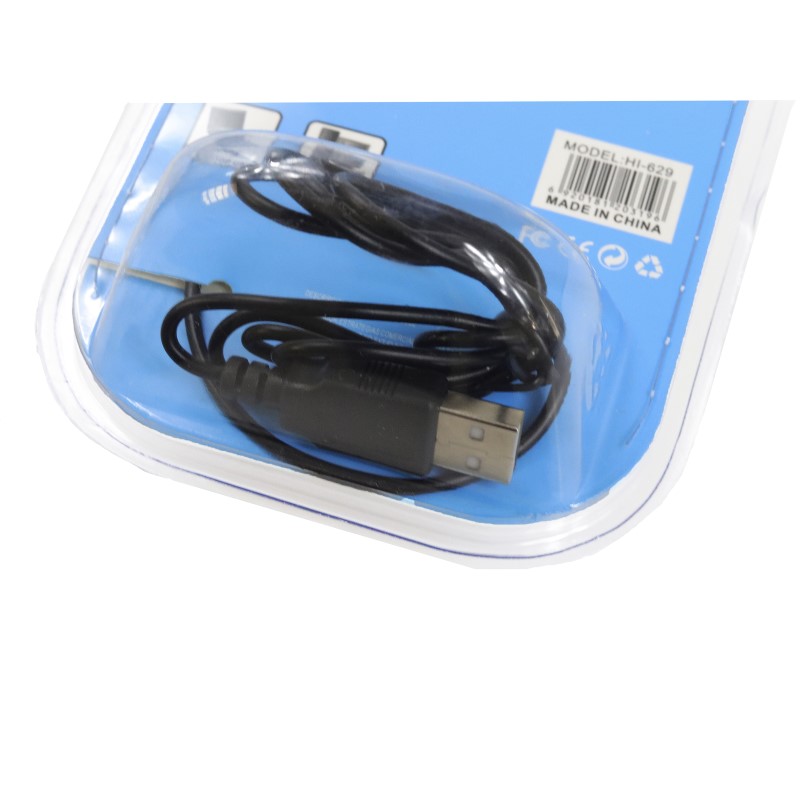 Mouse Usb Optico 1200 Dpi Laptop Pc Notebook Luz Economico