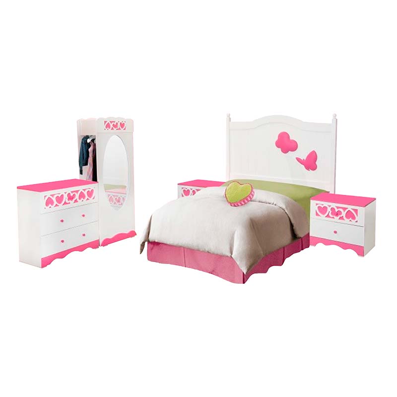 RECÁMARA ZURI NIÑA MATRIMONIAL 5 PZ-ENTREGA ÚNICAMENTE EN CDMX, QUERÉTARO, PACHUCA, TOLUCA Y SUS ÁREAS METROPOLITANAS