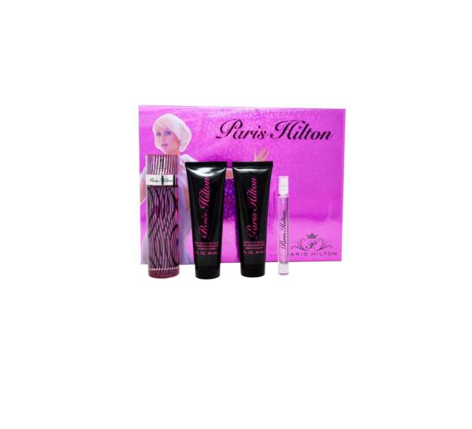 ESTUCHE PARIS HILTON MUJER SET 4 PIEZAS EAU DE PARFUM