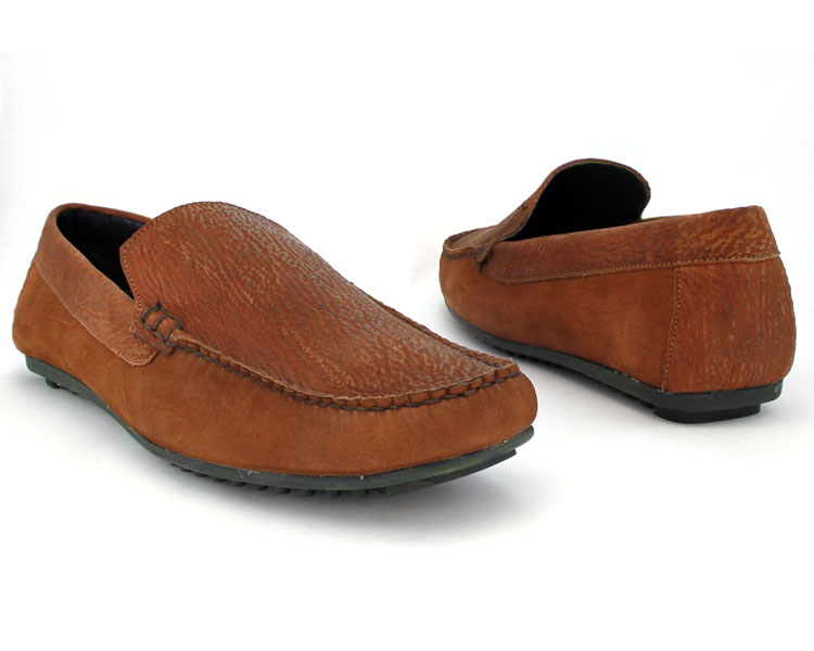 Zapato Mocasín deTiburón Original Piel Exótica