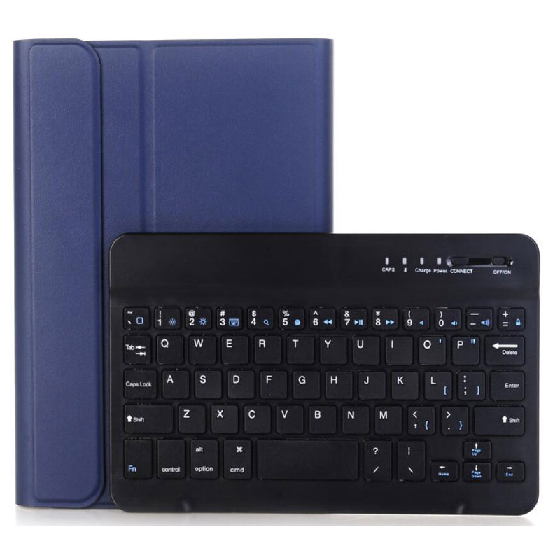 Funda Con Teclado Bluetooth Para Tablet Samsung Galaxy Tab A7 10.4 SM-T500 SM-T505 (2020) Azul