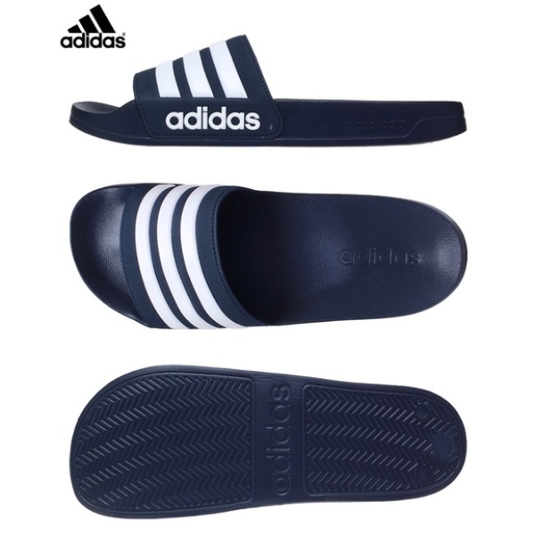 Sandalias  Original Adidas Adilette Cloudfoam Marino Hombre AQ1703