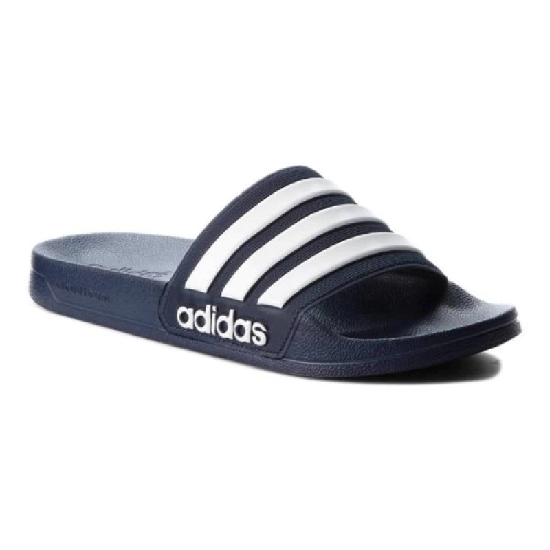 Sandalias  Original Adidas Adilette Cloudfoam Marino Hombre AQ1703