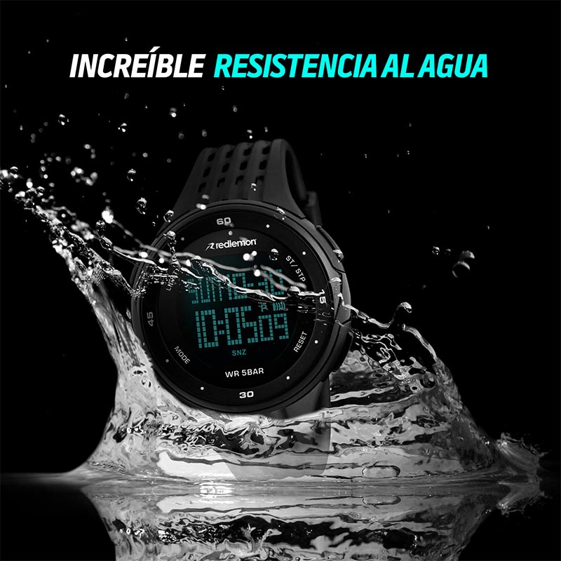 Reloj Deportivo Contra el Agua y Pantalla Digital 1219 Redlemon