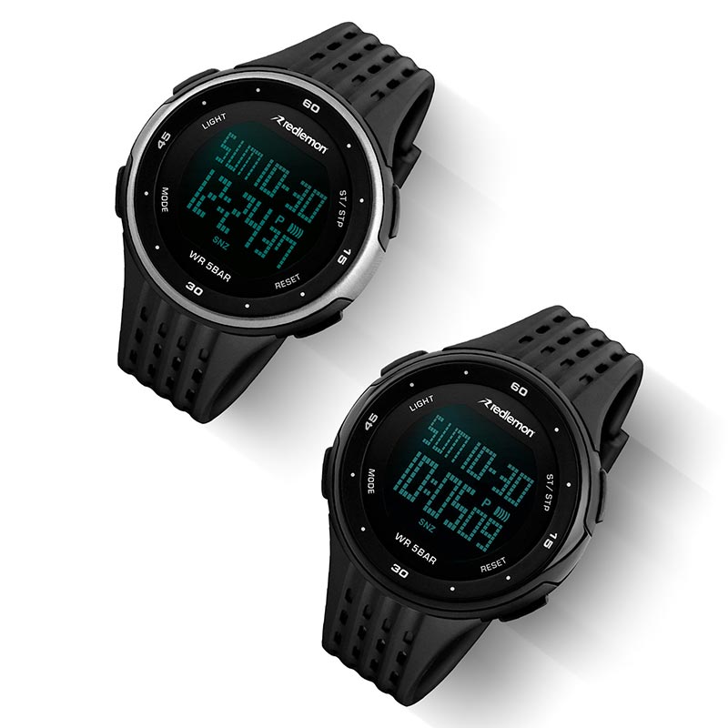 Reloj Deportivo Contra el Agua y Pantalla Digital 1219 Redlemon