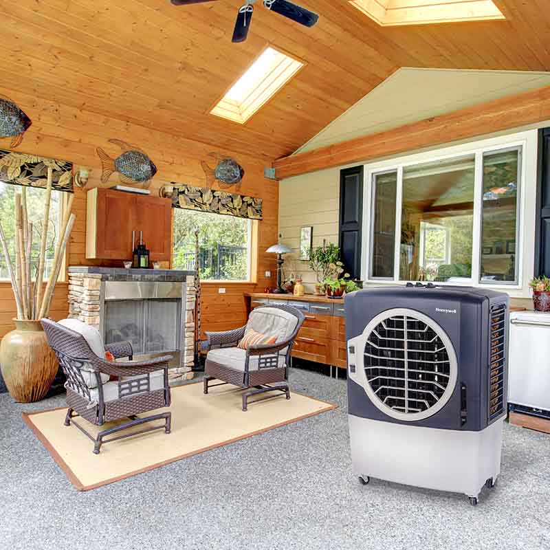 HONEYWELL ENFRIADOR DE AIRE PORTÁTIL CL401PM PARA EXTERIORES