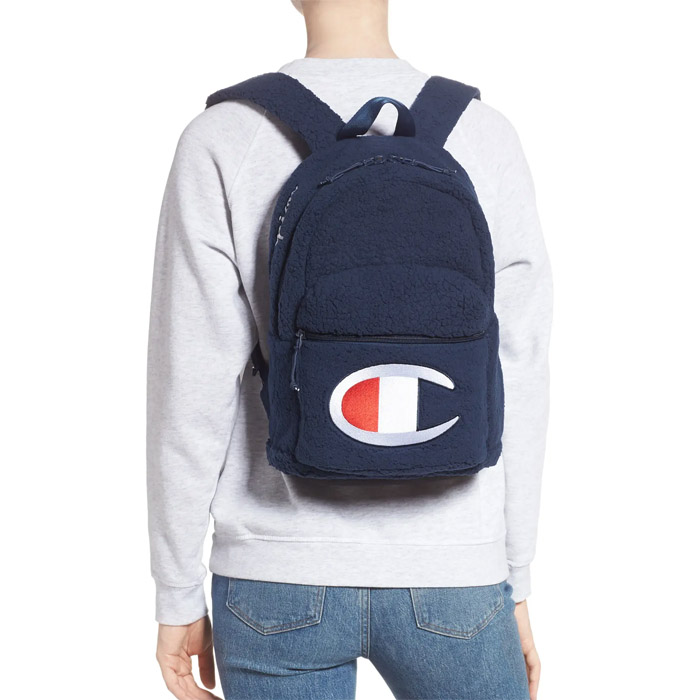 Mini Mochila Champion Unisex Sherpa Azul 25180608117