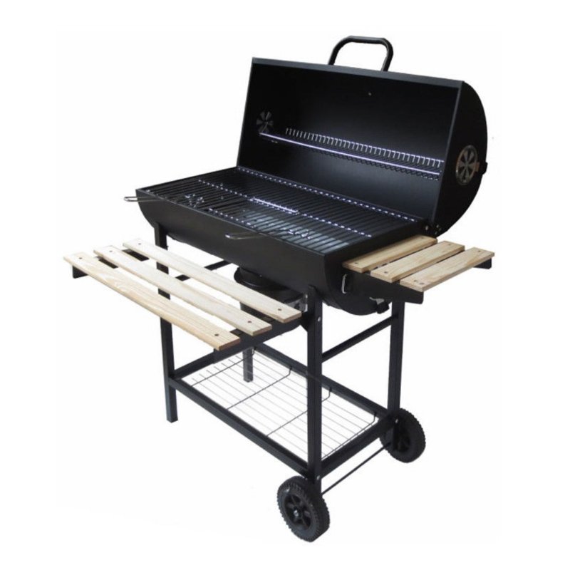 Asador De Carbón Portátil Heavy Bbq Ahumador