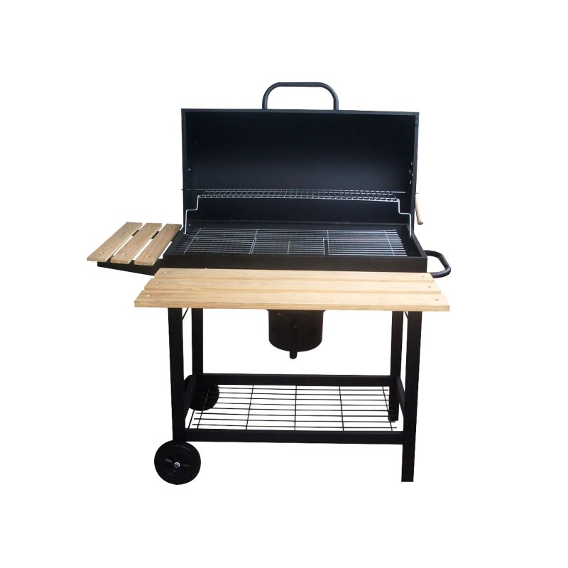Asador De Carbón Portátil Heavy Bbq Ahumador
