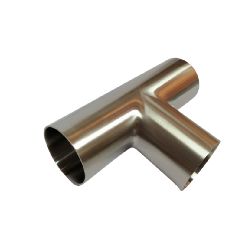 Tee soldable de acero inoxidable 304 de 2 1/2"
