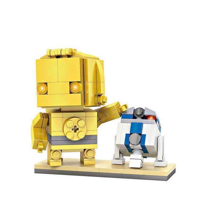 Loz Brickheadz Star Wars - C3p0 & R2d2