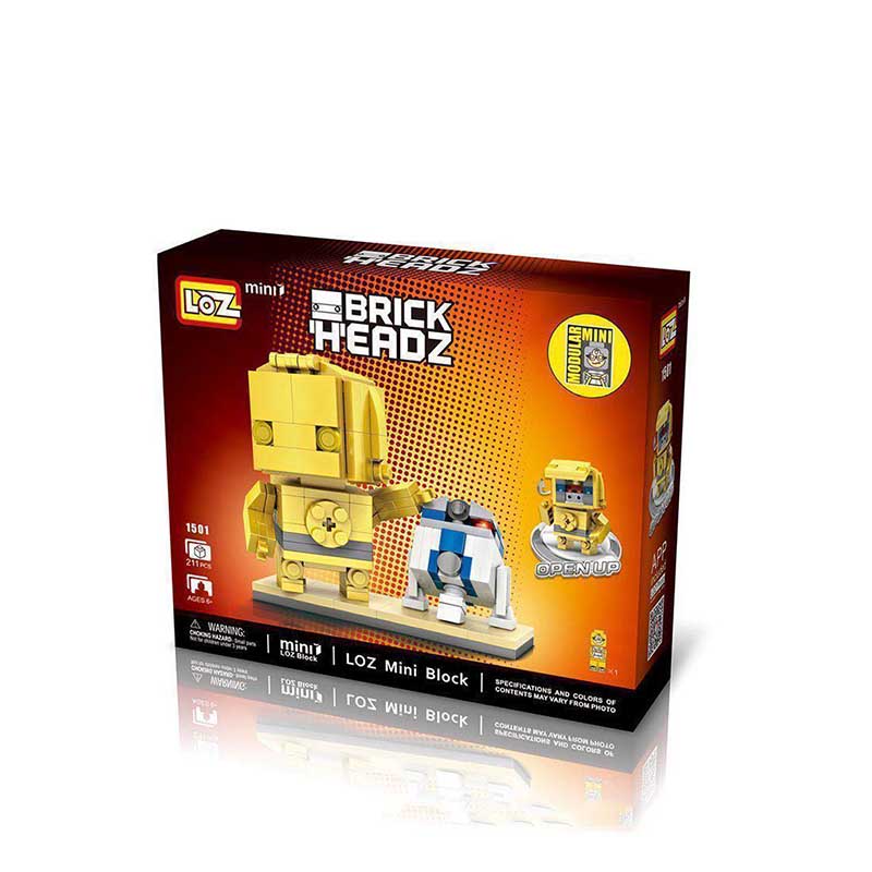 Loz Brickheadz Star Wars - C3p0 & R2d2