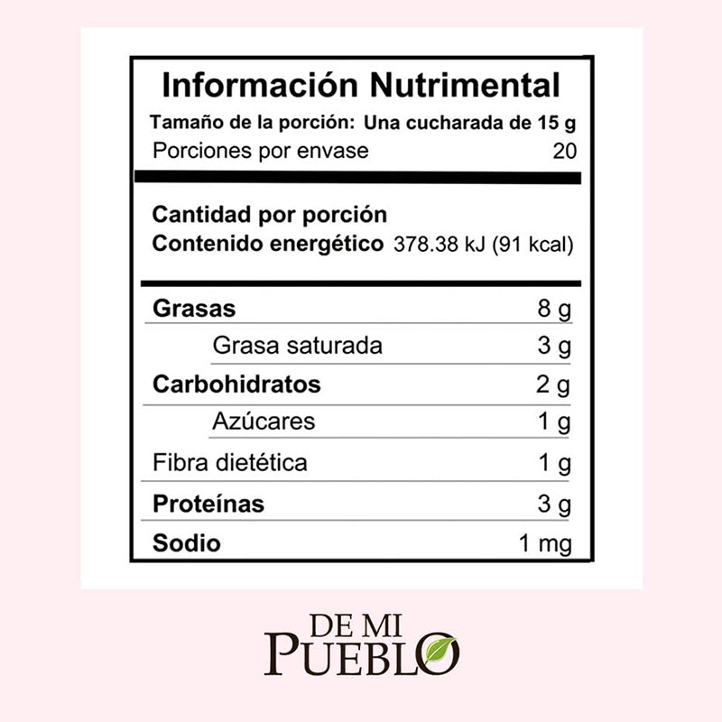 Crema de Cacahuate Natural con Arándano (2 Piezas) (Sin Azúcar)