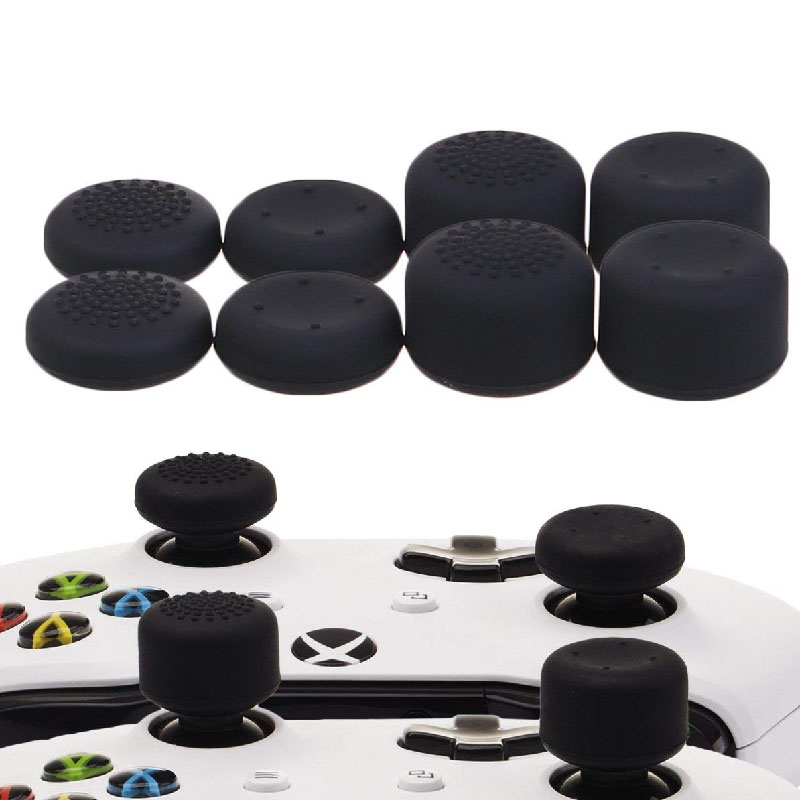 MandaLibre Funda De Silicona Para Control Xbox One, S Y X + 8 Grips Profesionales (Poker)