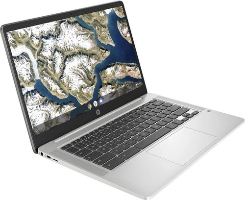 HP Chromebook 14 pulgadas FHD 1080P Laptop, Intel Celeron N4000, 4 GB RAM, 64 GB  micro sd EMMC, WiFi, cámara web, Bluetooth, USB-C, B&O Audio, Chrome OS