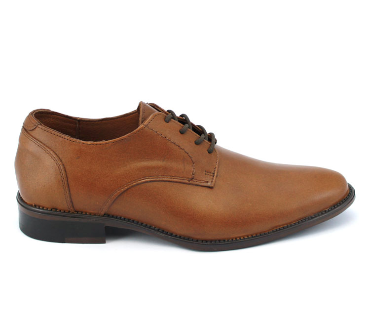 Zapato Caballero Tipo Oxford Piel Lisa Con Agujetas