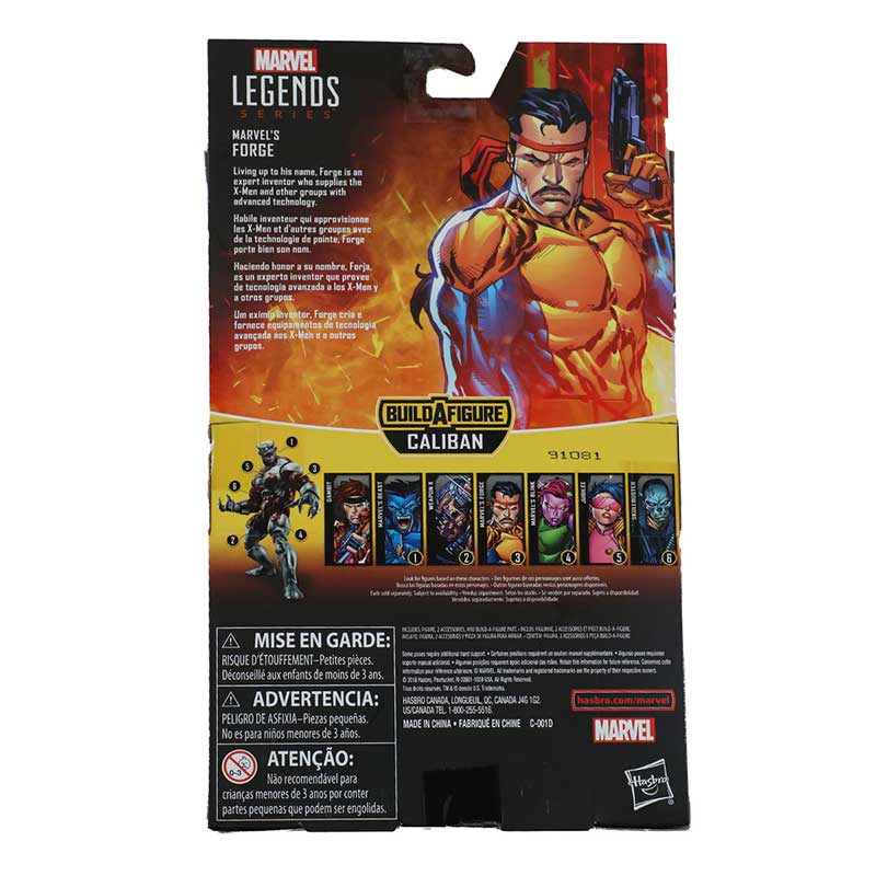 Figura Articulada Marvel Legends X-Men Build A Figure Forge