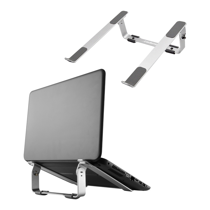 Soporte para Laptop Metálico y Ergonómico Ajustable 3 Posiciones Redlemon