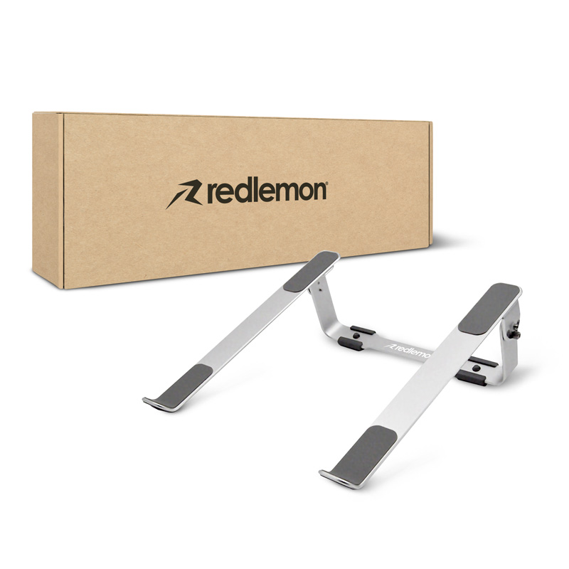 Soporte para Laptop Metálico y Ergonómico Ajustable 3 Posiciones Redlemon