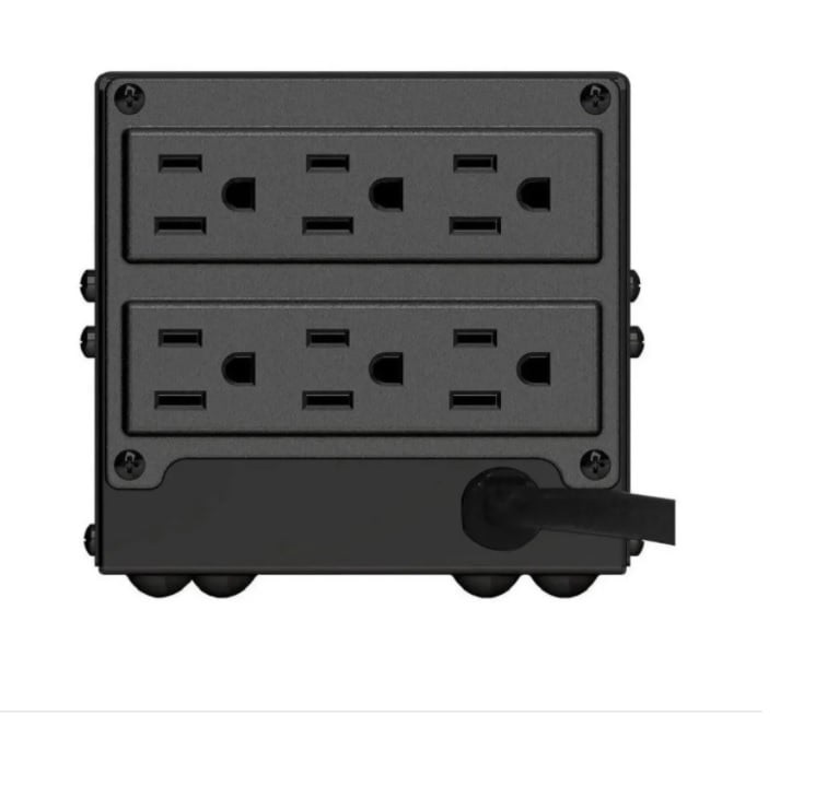  Regulador KOBLENZ ER-2550 Negro Oficina 2500VA 2000W SUPRESOR PICOS DESCARGAS ELECTRICAS PC MAC TV